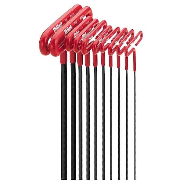 Eklind 10 Piece 9" SAE Cushion Grip THandle Hex Key Set 53910 Zoro
